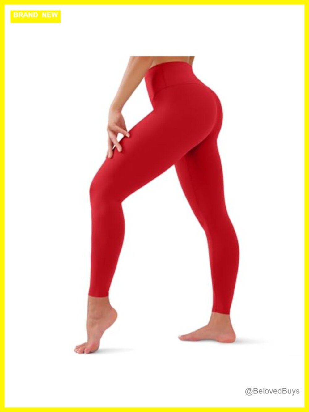 High Waisted Tummy Control Leggings - Buttery Soft Full Length Yoga Pants